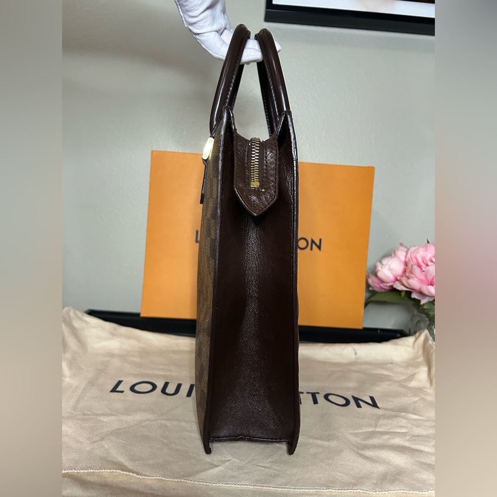 Authentic Louis Vuitton Damier Ebene Venice PM Tote w/ COA and Vibrant Interior - Picture 14 of 15